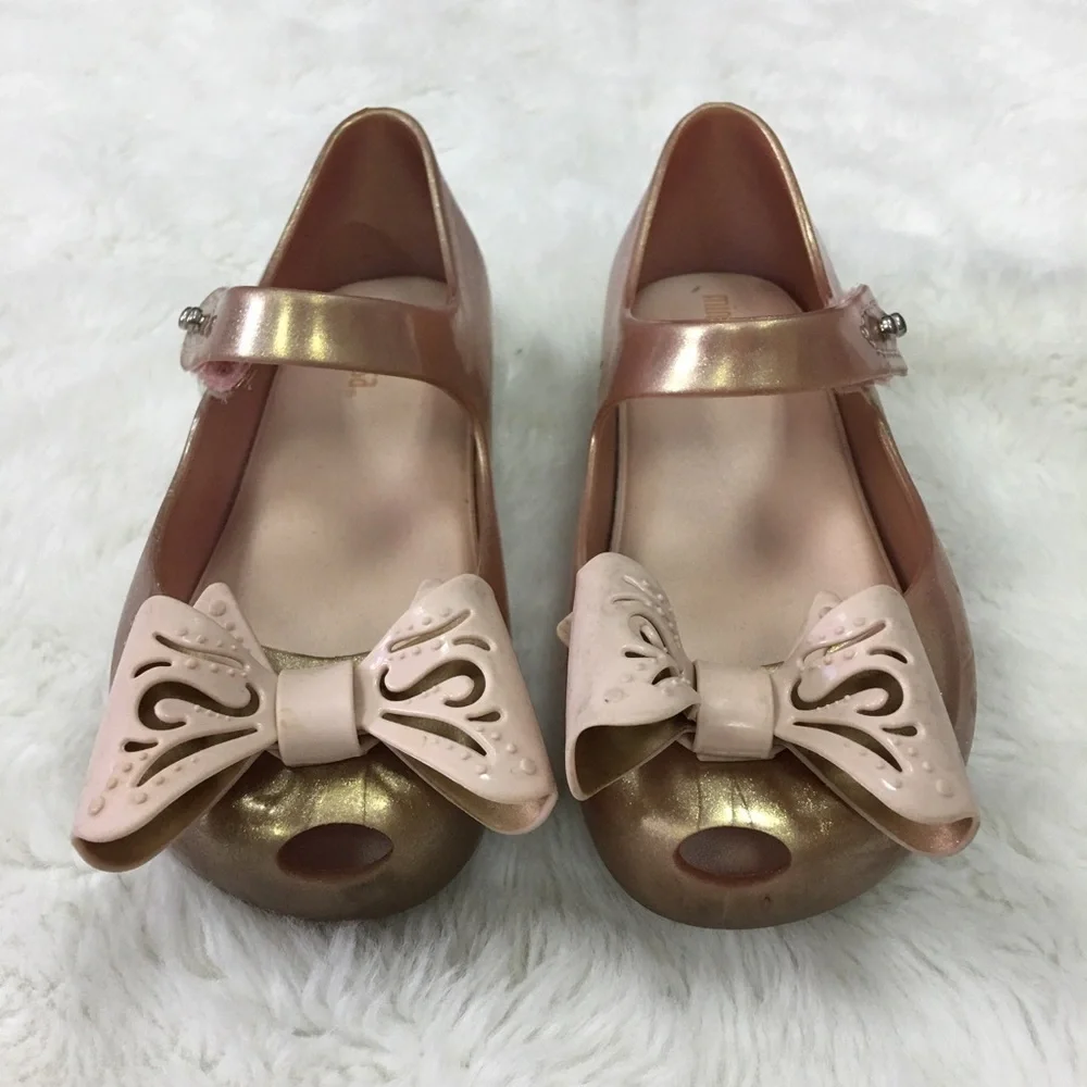 Mini Melissa Ultragirl Bow Mary Jane Shoes Size 9